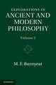 Explorations in Ancient and Modern Philosophy