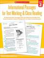 Informational Passages for Text Marking & Close Reading: 20 Reproducible Passages with Text-Marking Activities That Guide Students to Read St