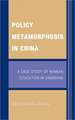 Policy Metamorphosis in China