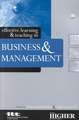 Effective Learning and Teaching in Business and Management