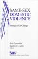 Same-Sex Domestic Violence: Strategies for Change