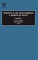 Research in Law and Economics – A Journal of Policy