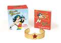 Wonder Woman Tiara Bracelet and Illustrated Book