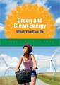 Green and Clean Energy: What You Can Do