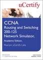 CCNA Routing and Switching 200-125 Network Simulator, Pearson Ucertify Academic Edition Student Access Card