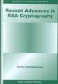 Recent Advances in RSA Cryptography