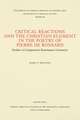 Critical Reactions and the Christian Element in the Poetry of Pierre de Ronsard