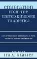 Emigration from the United Kingdom to America, Volume 18