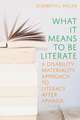 What It Means to Be Literate: A Disability Materiality Approach to Literacy after Aphasia