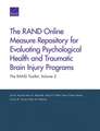 The Rand Online Measure Repository for Evaluating Psychological Health and Traumatic Brain Injury Programs: The Rand Toolkit