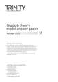 Theory Model Answer Paper Grade 6