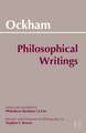 Ockham: Philosophical Writings