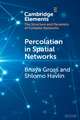 Percolation in Spatial Networks: Spatial Network Models Beyond Nearest Neighbours Structures