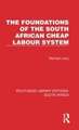 The Foundations of the South African Cheap Labour System