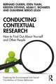 Conducting Contextual Research: How to Find Out About Yourself and Other People