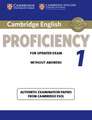 Cambridge English Proficiency 1 for Updated Exam Student's Book without Answers: Authentic Examination Papers from Cambridge ESOL