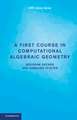 A First Course in Computational Algebraic Geometry