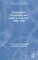 Professional Accounting and Audit in Australia, 1880-1900