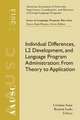 Aausc 2013 Volume - Issues in Language Program Direction: From Theory to