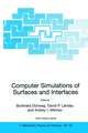 Computer Simulations of Surfaces and Interfaces