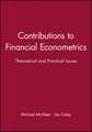 Contributions to Financial Econometrics