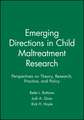 Emerging Directions in Child Maltreatment Research – Perspectives on Theory, Research, Practice, and Policy