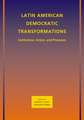 Latin American Democratic Transformations – Institutions, Actors, Processes