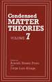 Condensed Matter Theories