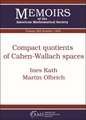 Compact Quotients of Cahen-Wallach Spaces