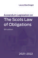 Avizandum Legislation on the Scots Law of Obligations