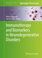 Immunotherapy and Biomarkers in Neurodegenerative Disorders