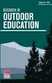 Research in Outdoor Education – Volume 16