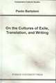 On the Cultures of Exile, Translation and Writing