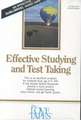 Effective Studying and Test Taking