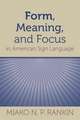 Form, Meaning, and Focus in American Sign Language