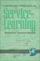 Advancing Knowledge in Service-Learning