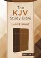 The KJV Study Bible, Large Print (Indexed) [Copper Cross]