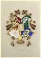 Harry Potter Hogwarts Crest Quilled Card