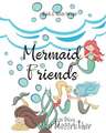 Mermaid Friends 2019 Diary: Black and White Version