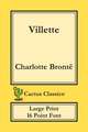 Villette (Cactus Classics Large Print)