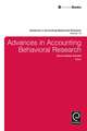 Advances in Accounting Behavioral Research