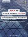 ACCA P5 Advanced Performance Management Study Manual