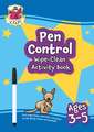 Pen Control Wipe-Clean Activity Book for Ages 3-5 (with pen)