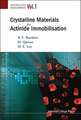 Crystalline Materials for Actinide Immobilisation