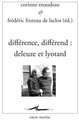 Difference, Differend: Deleuze Et Lyotard