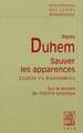 Pierre Duhem: Sur La Notion de Theorie Physique de Platon a Galilee