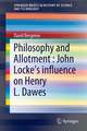 Philosophy and Allotment : John Locke's influence on Henry L. Dawes