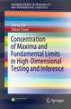 Concentration of Maxima and Fundamental Limits in High-Dimensional Testing and Inference