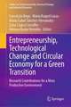 Entrepreneurship, Technological Change and Circular Economy for a Green Transition: Research Contributions for a More Productive Environment