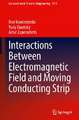 Interactions Between Electromagnetic Field and Moving Conducting Strip